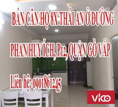 CẦN BÁN CĂN HỘ 8X THÁI AN Ở ĐƯỜNG PHAN HUY ÍCH, P12, QUẬN GÒ VẤP