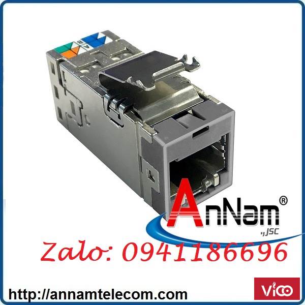 Ổ cắm mạng Cat6A Modular jack Cat6A AMP/Commscope 21534492/4 sẵn hàng