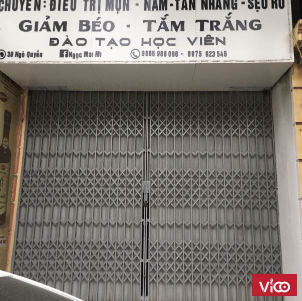 Chính chủ cho thuê nhà mặt đường tại 30 Ngô quyền, thị xã Sơn Tây, Hà Nội DT100m2 Giá 9tr/th LH