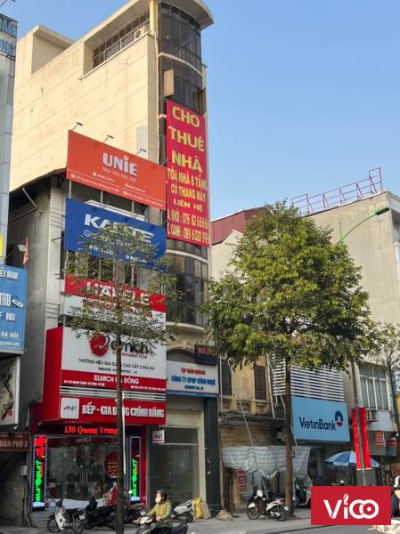 Chính chủ cho thuê nhà mặt phố số 128 Quang Trung Hà Đông Hà Nội