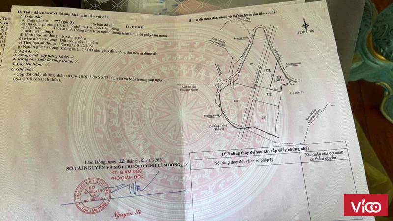 Chào xuân cần bán nhanh lô đất thành phố Đà Lạt, tỉnh Lâm Đồng