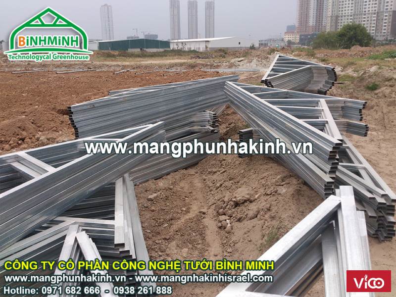Máng xối loại dày đẹp,máng xối tôn hoa sen,máng xối nhà kính