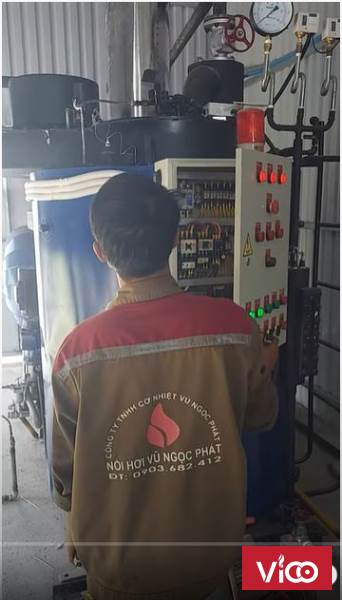 Lò hơi cho dây chuyền sản suất thực phẩm