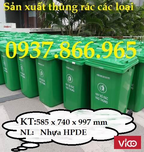 Thùng gom rác, thùng rác công cộng, thùng rác tiêu chuẩn của bộ y tế