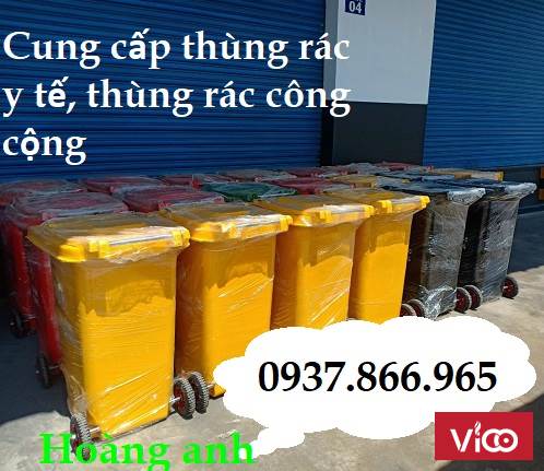 Thùng gom rác, thùng rác công cộng, thùng rác tiêu chuẩn của bộ y tế