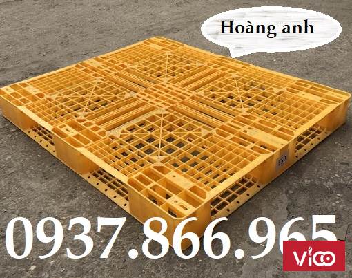 Pallet nhựa, pallet nhựa mới dùng kê hàng, pallet nhựa trong nhà máy,pallet nhựa cũ