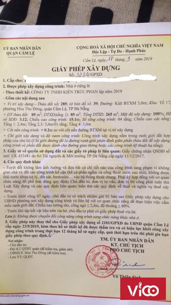 Bán Nhà 4 Tầng Tại Tổ 17 Phường Hòa Thọ Đông, Quận Cẩm Lệ Thành Phố Đà Nẵng