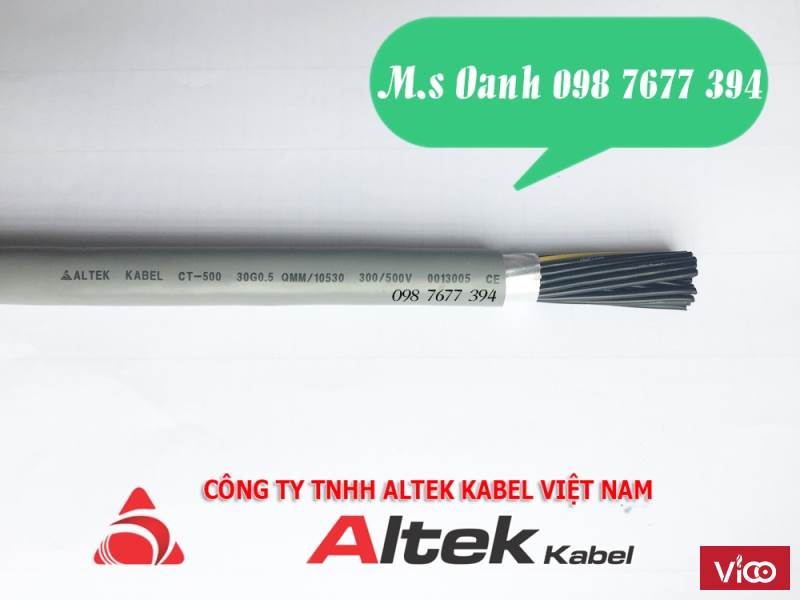 Cáp điều khiển 30 x 0.5, RVV 30 x 0.5