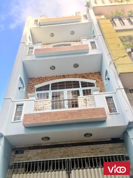 Cho thuê nhà 2 lầu 4PN, 5WC hẻm xe hơi 8m đường Âu Dương Lân P.2 Quận 8