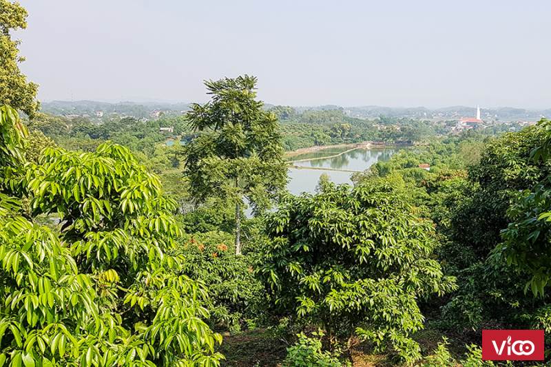 Bán đất trang trại vườn đồi view hồ tại Bắc Giang Cách HN 60km