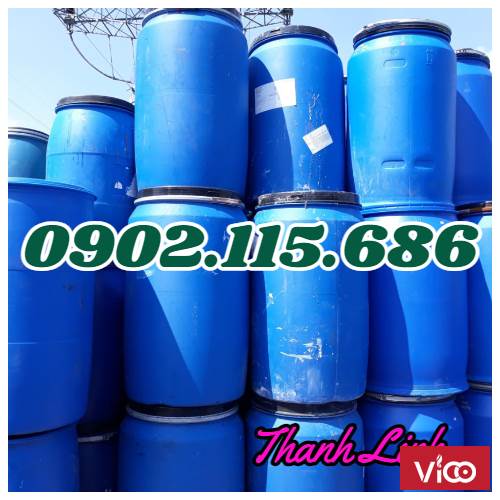 Thùng phuy nhựa nắp hở, phuy nhựa nắp hở 220 lít,