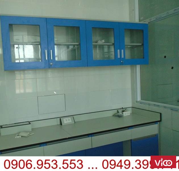 Chuyên tư vấn thiết kế lắp đặt Kệ treo tường PTN Tủ treo tường phòng thí nghiệm