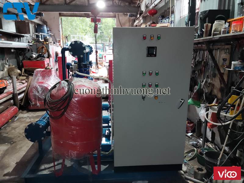 Thiết kế, lắp đặt cụm bơm tăng áp cho hệ thống tưới cỏ trang trại
