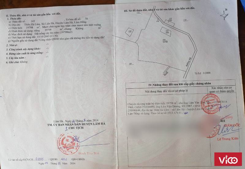 Chính Chủ Cần Bán Lô Đất Đẹp Vị Trí Đắc Địa Tại Xã Liên Hà, Huyện Lâm Hà, Tỉnh Lâm Đồng