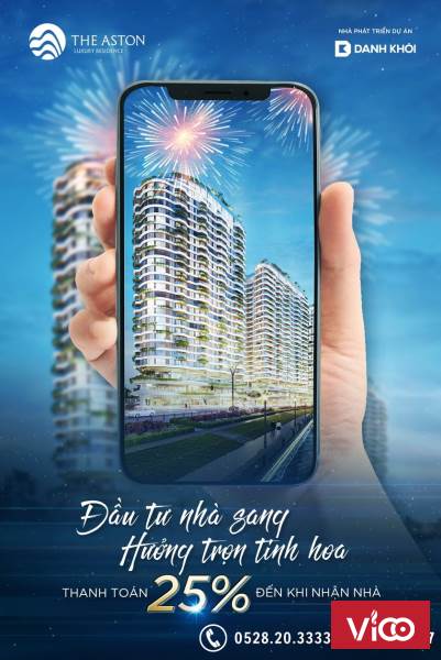 The Aston Luxury Residence Nha Trang Gía đầu tư chỉ 70 triệu/m2