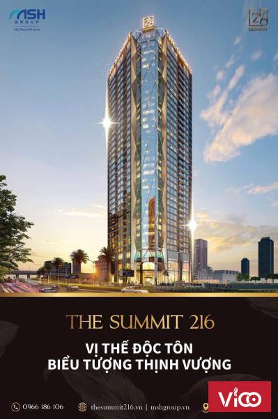 Bán đợt cuối CC chuẩn 5 sao The Summit 216 Trần Duy Hưng, chiết khấu lên tới xx% gần 1 tỷ cho 3PN