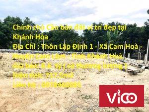 Chính chủ Cần bán đất vị trí đẹp tại Khánh Hòa