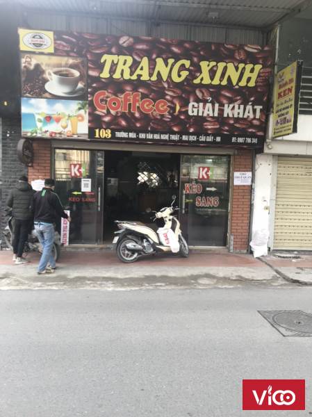 chính chủ cho thuê cửa hàng tại 103 tập Thể Trường Múa, Mai Dịch, Cầu Giấy DT60m2x2 tầng Giá 15tr/th