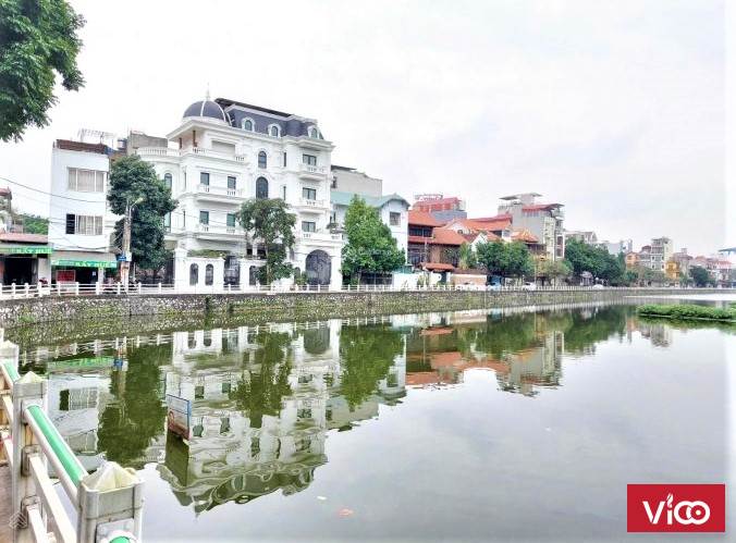 BIỆT THỰ VIEW HỒ BỒ ĐỀ 130m2, Ô tô tránh, Ga ra, Vỉa hè 4m, KD đỉnh, Ở Víp, 3T, MT 12m, 20 tỷ