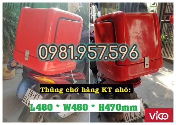 Thùng chở hàng dung tích nhỏ, thùng chở hàng cỡ nhỏ