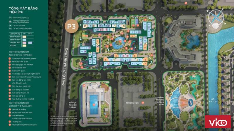 Cơ hội CUỐI CÙNG sở hữu căn hộ P3 (phân khu Pavillion Ocean Park) Gia LâmHN