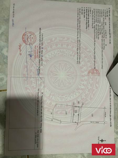 Bán 1,2 sào ( 20x60) đất trung tâm Suối Thông B, Đạ ròn Đơn dương