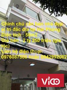 Chính chủ cần bán nhà đẹp vị trí đắc địa tại Hải Phòng