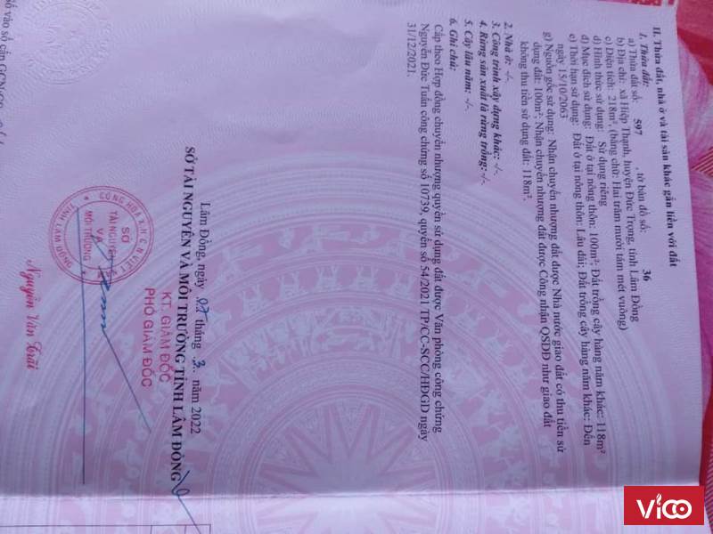 Chính chủ bán lô đất Phú Thạnh Hiệp Thạnh Đức Trọng