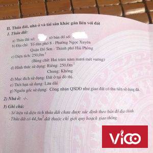 Chính Chủ Cần Bán Lô Đất Đẹp Vị Trí Tại Đồ SơnHải Phòng