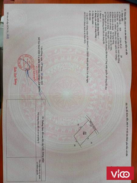 Đất chưa 1 lần sang nhượng lại tên Cần tìm chủ mới