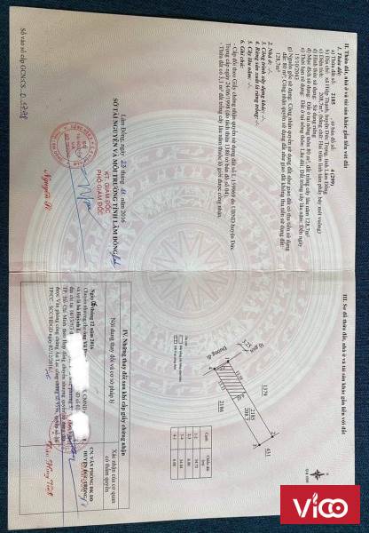 Chính chủ bán lô đất sau nhà văn hóa Hiệp Thạnh Đức Trọng Lâm Đồng