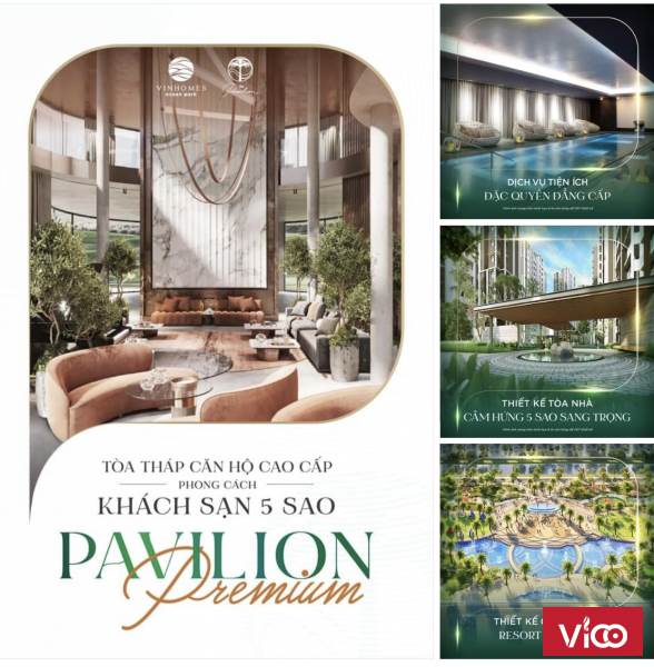 pavilion premium sắp ra mắt toà tháp căn hộ tiêu chuẩn khách sạn 5sao tại vinhomes ocean park