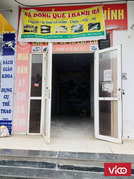 Chính chủ cần tiền bán gấp kiot Thanh Hà, Hà Đông, 30m2 chỉ 1,1 tỷ đồng