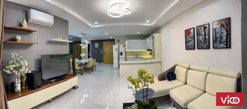 chung cư Skyline thuộc Khu phức hợp La Casa Diện tích 105,1m2. Kết cấu 3 phòng ngủ