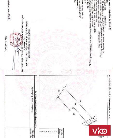 Chính chủ cần bán đất Xã Hàn Gòn, Tp.Long khánh, Đồng Nai
