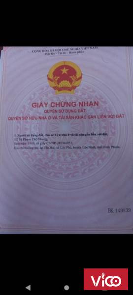 Cần bán NHANH lô đất đẹp tại Lộc Ninh, Bình Phước, giá đầu tư