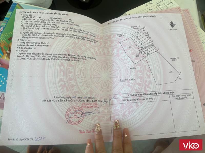 Chính chủ bán đất đẹp view Hồ, Lộc Phú, Bảo Lâm, Lâm Đồng, Giá tốt