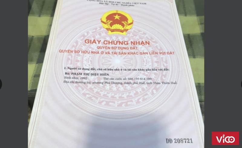 Cần bán lô đất tại X.Phú Gia H. Phú Vang