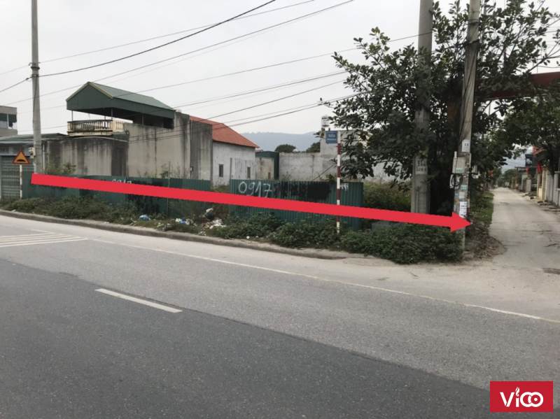 Bán 1 lô đất nền nằm ngay mặt đường quốc lộ 18A ở đông mai quảng yên giá đầu tư