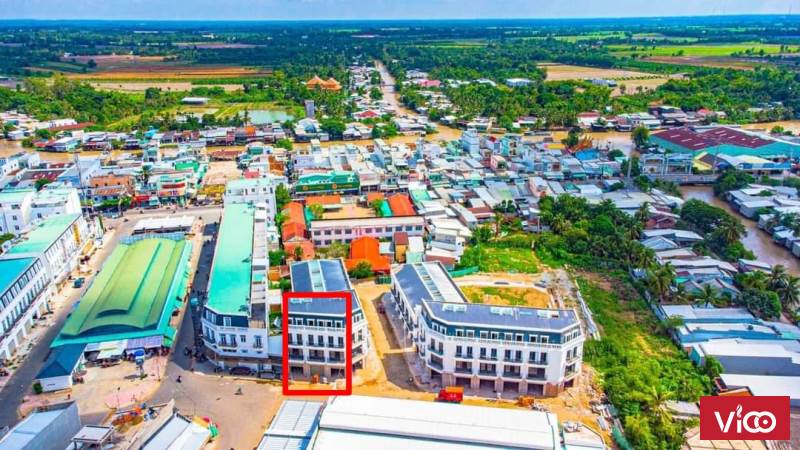 BÁN 3 CĂN SHOP HOUSE ĐỐI DIỆN KHU CHỢ 2 THỊ TRẤN THỚI LAI, TP. CẦN THƠ VỊ TRÍ ĐẸP ĐỂ ĐẦU TƯ KINH