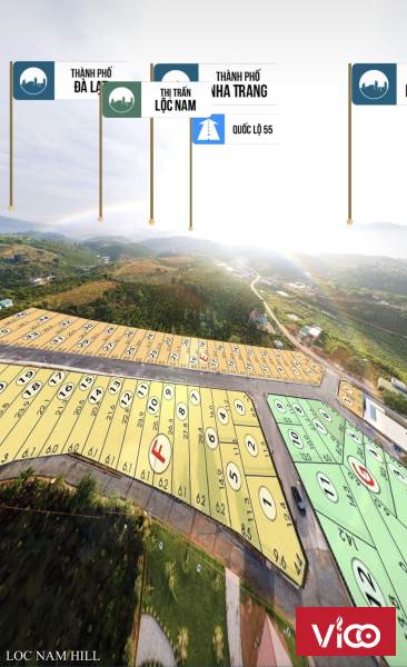 Đất Nền Lộc Nam, View đồi núi, Săn mây. Diện tích 100150m2. Đầy đủ tiện ích, Sổ sẳn công chứng