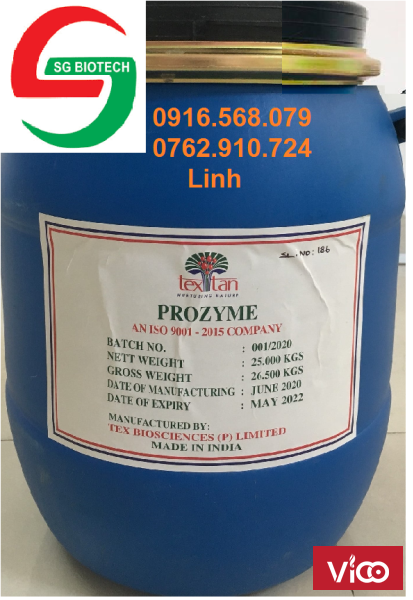 Prozyme enzyme chuyên tẩy nhớt bạc, xử lý nước giá sỉ