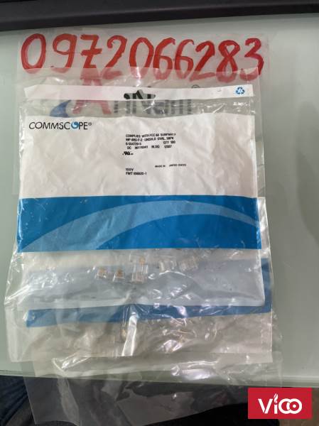 Hạt đầu bấm RJ11 Cat3 AMP/Commscope loại 6p4cHạt điện thoại