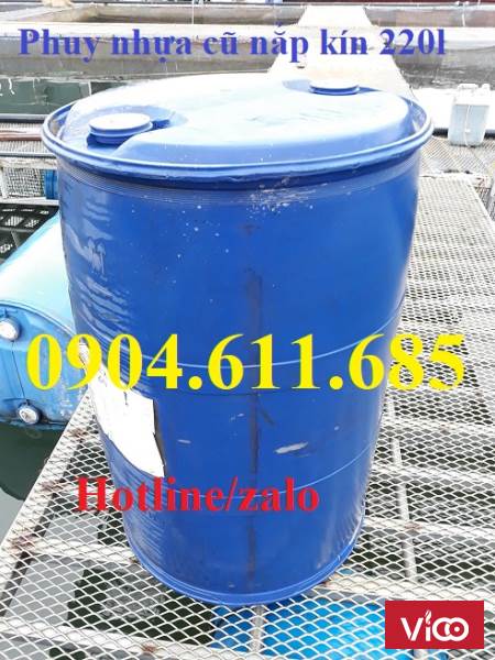 Thùng phuy nhựa cũ nắp kín làm nhà phao chống lũ, phuy nhựa cũ nắp kín làm nhà nổi