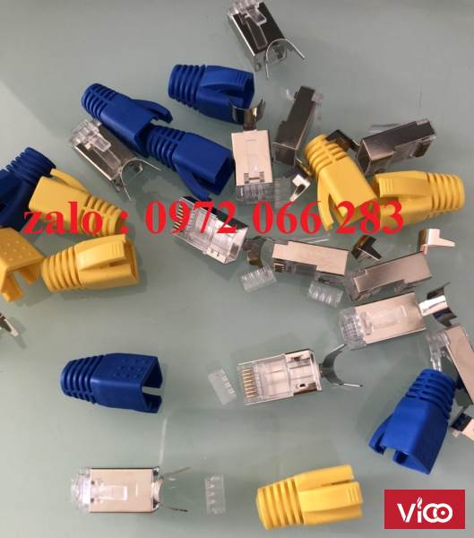 Đầu chụp mạng Cat6ACAT7 Chuyên dùng cho cáp mạng Cat6A