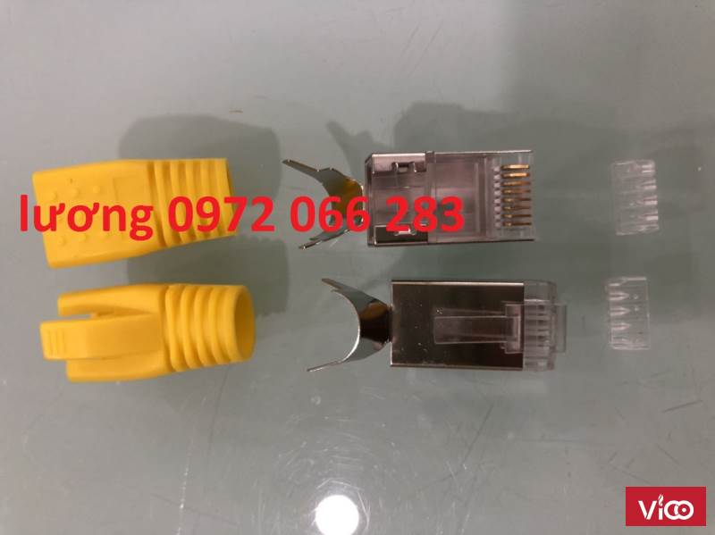 Đầu chụp mạng Cat6ACAT7 Chuyên dùng cho cáp mạng Cat6A