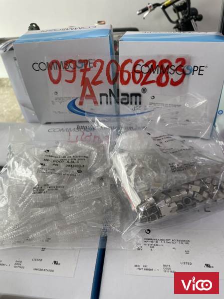 Hạt Mạng Commscope MP6ASB1 621119813 Modular Plug, Category 6, Shielded