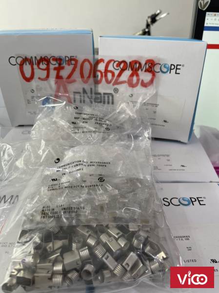 Hạt Mạng Commscope MP6ASB1 621119813 Modular Plug, Category 6, Shielded