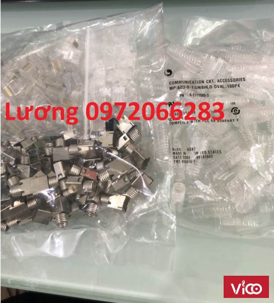 Hạt Mạng Commscope MP6ASB1 621119813 Modular Plug, Category 6, Shielded