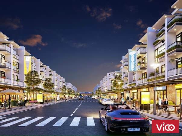 Bán nhà phố 1 trệt 2 lầu ngay trung tâm thành phố Đồng Xoài